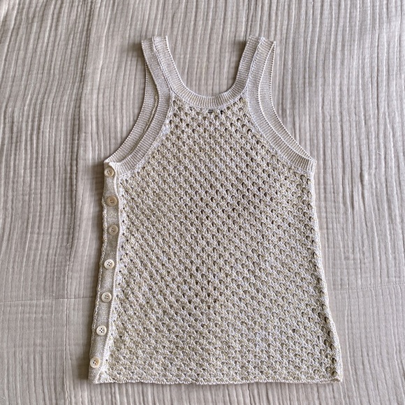 Proenza Schouler Metallic Mesh Tank Top - Picture 11 of 15